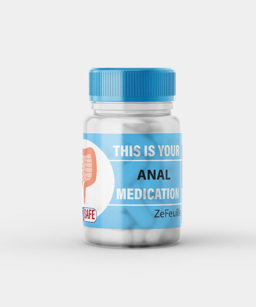 Anal medication label