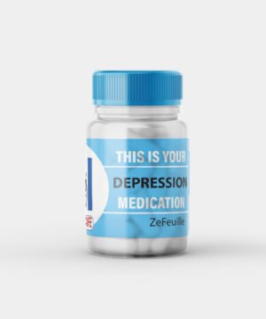 Depression medication label