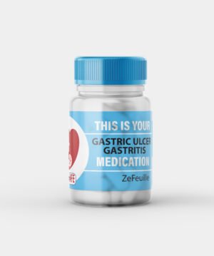 Gastric Ulcer Gastritis Medication Label