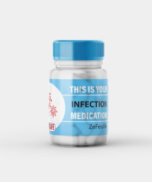Infection medication label